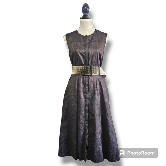 Barkins | Brown dress | Size-10 | with original belt plus free belt - Picture 3 of 9